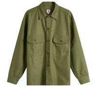Randy's Garments Men's Overshirt - Presented by END. Olive Cotton Ripstop Small