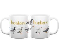 RandyShops Honkers Bird Coffee Mug - Funny Mug for Bird Lovers and Watchers - Fowl Language Gift for Women - 11oz, White