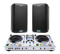 Rane ONE MKII DJ Controller and ALTO TS412 Powered PA Speakers Pair for Live Music, DJ sets, Events, Music production