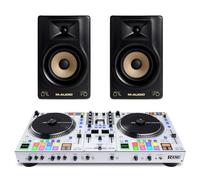 Rane ONE MKII DJ Controller and M-AUDIO Forty Eighty Pair Studio Monitors for Studio Recording, Music Production, Podcasting, Streaming