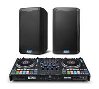 Rane PERFORMER DJ Controller and ALTO TS410 Powered PA Speakers Pair for Live Music, DJ sets, Events, Music production