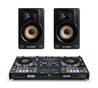 Rane PERFORMER DJ Controller and M-AUDIO Forty Eighty Pair Studio Monitors for Studio Recording, Music Production, Podcasting, Streaming