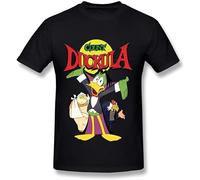 Ranea Men's Count Duckula Poster T Shirt L Black