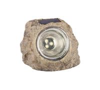 Ranex Solar Powered Garden Ground Light, Battery Powered, Rock Effect