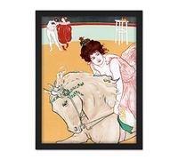 Ranft The Horse Rider Painting Large Framed Art Print Poster Wall Decor 18x24 in