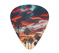 range blaze Guitar Picks 12 Pack Set Guitar Gift for Bass Picks Acoustic Guitars Plectrums with Clear Storage Box