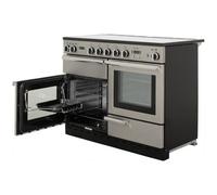 Rangemaster Professional Plus PROP110ECSS/C 110cm wide Electric Range Cooker with Ceramic Hob - Stainless Steel - A/A Rated