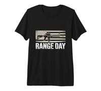 Range Day Tactical Shooting USA Rifle Lifestyle Premium T-Shirt