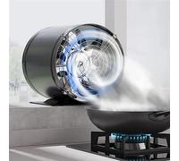 Range Hood Exhaust Fan - Multifunctional Powerful Mute Ventilation Fan, Aluminum Alloy Construction, Protective Grille, Embedded Design for Home and Office Use