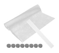 Range Hood Filter Fabric Kitchen Oil Filter Paper White Magnetic | Nonwoven Grease Sheets, Easy Install Hook and Loop Fastener, High Temperature Resistance