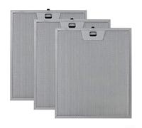 Range Hood Filters, 3 Pack Aluminium Grease Filter 300x250mm Mesh Screen Metal Oil Filter for Cooker Hood Replacement