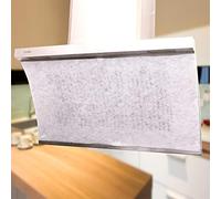 Range Hood Grease Filter Oil Proof Filter, 2Pcs Cooker Paper Anti Kitchen Extractor Fan Filters Smokeproof Absorbing Replacement Ventilator Sheets Cover Film for Home Restaurant 90 * 45cm