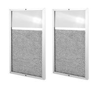 Range Hood Grease Filter Replacement 14x7.62in Aluminium Alloy 2 Pack | Includes two aluminium alloy grease filters to keep your range hood running efficiently with a spare always to hand.