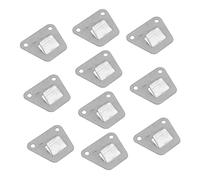 Range Hood Hanging Hook 10pcs Stainless Steel Triangle Plate | Wall Mount Connector, Kitchen Appliance Accessory, Easy Installation, Practical Fixing Part for Ventilation Hood