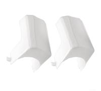 Range Hood Light Lens Cover, White Plastic Replacement for Nutone 41000, for KENMORE 871400100, Fits Models 34-46000, Replaces S99110437, 88169, BP43, 11.7x7.5cm(2pcs)