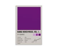 RANGE ROVER MUSIC, VOL 1 BY AQUARIES Poster; Room Aesthetics, Canvas Oil Painting, Album/movie Poster Hanging Picture