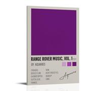 RANGE ROVER MUSIC, VOL 1 BY AQUARIES Poster; Room Aesthetics, Canvas Oil Painting, Album/movie Poster Hanging Picture