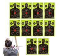 Range Targets | Reactive Target 18x12 Inch,Shots Burst Paper Set,for Outdoor Backyard Competition Daily Training Team Activity Recreation Kids Adults