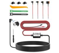Range Tour Dash Cam Hardwire Kit, Hard Wiring Kit for Car Cam with Mini USB Port 4m Car Charger Power Cord 12V/24V to 5V Charger Cable with 4 Power Fuses Tap Adapters for Dashcam GPS etc