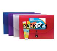 Range Wholesale RED 13 Pocket A4 Expanding, File Document Folder, Storage Elastic Clousre Expander- Ideal for Office/School,Home,ect