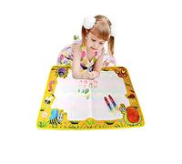 Rangebow Aqua Yellow Garden Insects Doodle Water Painting Mat Drawing Board 50 x 36cm and Two Doodle Magic Pen for 3 Years Plus Toy