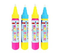 Rangebow Water Doodle Pens Magic Water Replacement Pens for All Aqua Water Doodle Drawing Mats Drawing Painting Boards Water Drawing Doodle Magic (4 Pens)