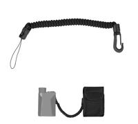 Rangefinder Tether, 5.91-29.53in/15-75cm High-Density Polyester Retractable Rangefinder Lanyard Suitable for Hunting Fishing Mountaineering Camping Range Finder (Black)