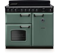 Rangemaster 100cm Induction Range Cooker Classic Deluxe, Mineral Green CLDL100EIPMGR/CM1 A