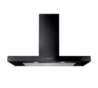 Rangemaster 105190 110cm Flat Cooker Hood in Black