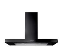 Rangemaster 105260 100cm Flat Cooker Hood in Black