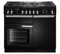 Rangemaster 111780 100cm Wide Professional Plus Gas Range Cooker in Bl