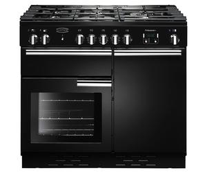 Rangemaster 111780 100cm Wide Professional Plus Gas Range Cooker in Bl