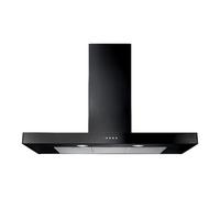 Rangemaster 90cm Flat Chimney Hood UHDF90BL/ Black