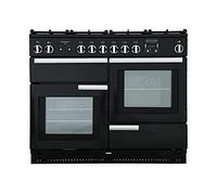 Rangemaster PROP110NGFGB/C Professional Plus Gas 110 Range Cooker Gloss Black