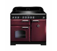 Rangemaster CDL100EICY/C Classic Deluxe Cranberry / Chrome 100cm Induction Range Cooker A