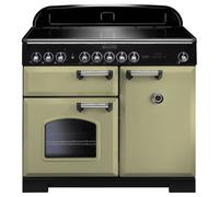 Rangemaster CDL100EIOG/C Classic Deluxe 100cm Induction Range Cooker 100920 - OLIVE GREEN