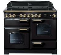 Rangemaster CDL110ECBL/B Classic Deluxe 110cm Ceramic Range Cooker 81340 - BLACK