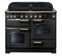 Rangemaster CDL110EICB/B Classic Deluxe 110cm Induction Range Cooker 129630 - CHARCOAL BLACK