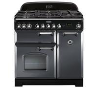 Rangemaster CDL90DFFSL/C Classic Deluxe 90cm Dual Fuel Range Cooker 12418 - SLATE