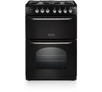 Rangemaster Classic 60 60cm Dual Fuel Cooker - Black/Chrome - A/A Rated