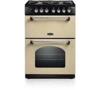 Rangemaster CLA60DFFCR/C Classic 60cm Dual Fuel Freestanding Cooker, Cream