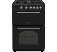 Rangemaster CLA60NGFBL/C Classic 60cm Gas Freestanding Cooker, Black