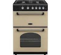 Rangemaster CLA60NGFCR/C Classic Cream with Chrome Trim Gas Cooker with Double Oven