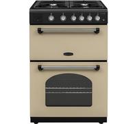 Rangemaster CLA60NGFCR/C Classic Cream with Chrome Trim Gas Cooker with Double Oven