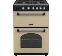 Rangemaster CLA60NGFCR/C Classic Cream with Chrome Trim Gas Cooker with Double Oven