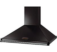Rangemaster CLAHDC100BC Classic Black / Chrome 100cm Chimney Cooker Hood D