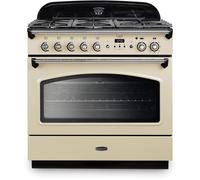 Rangemaster CLAS90FXDFFCRC Classic 90cm Dual Fuel Range Cooker - Cream & Chrome