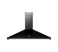 Rangemaster Classic 110cm Chimney Cooker Hood - Black & Chrome