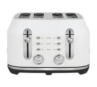 Rangemaster Classic 4-Slice Traditional Toaster - Matte White Long S RMCL4S304WH