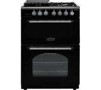 Rangemaster Classic 60 60cm Dual Fuel Cooker - Black/Chrome - A/A Rated